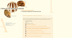 Desktop Screenshot of cabinet-schmidt.avocat.fr