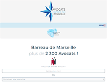 Tablet Screenshot of barreau-marseille.avocat.fr
