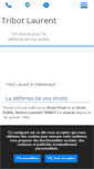 Mobile Screenshot of laurent-tribot.avocat.fr