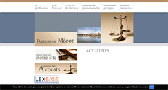 Desktop Screenshot of barreau-macon.avocat.fr