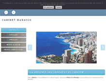 Tablet Screenshot of cabinet-manaigo.avocat.fr