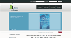 Desktop Screenshot of barreau-rouen.avocat.fr