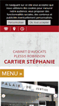 Mobile Screenshot of cartier-stephanie.avocat.fr