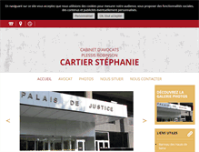 Tablet Screenshot of cartier-stephanie.avocat.fr