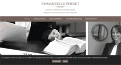 Desktop Screenshot of emmanuelle-pernet.avocat.fr