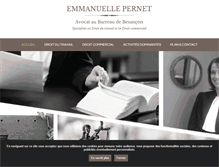 Tablet Screenshot of emmanuelle-pernet.avocat.fr