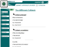 Tablet Screenshot of lalande-juridique.avocat.fr