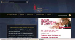 Desktop Screenshot of barreau-dijon.avocat.fr
