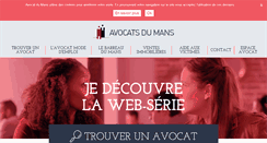 Desktop Screenshot of barreau-lemans.avocat.fr