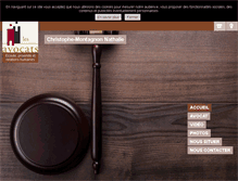 Tablet Screenshot of cabinet-christophemontagnon.avocat.fr