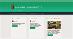 Desktop Screenshot of morin-mouchenotte.avocat.fr
