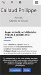 Mobile Screenshot of callaudphilippe.avocat.fr